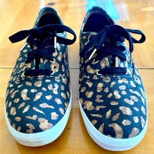 Keds Champion Leopard Print Canvas Sneakers - Women’s